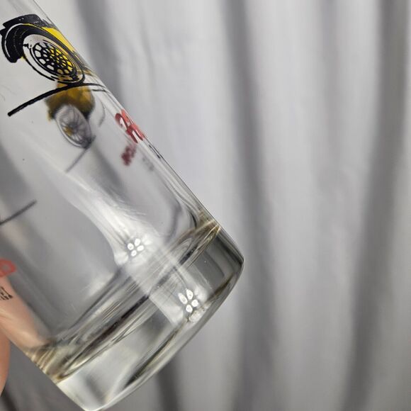 VTG 3pc Hazel Atlas Glasses Classic Antique Cars Ford Cadillac Hudson Chevroley - Picture 8 of 8